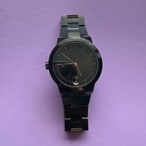 Black Stainless Steel Men's Watch